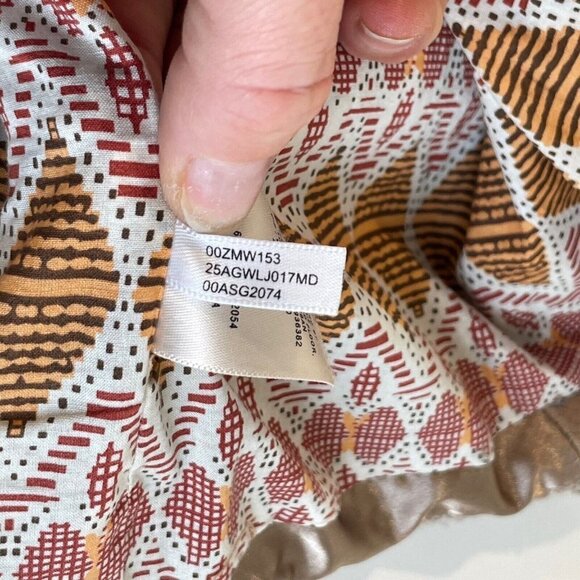 Anthropologie Elevenses Judith Belted Wool Coat Khaki Brown 6 Full Zip Lined - Picture 8 of 11